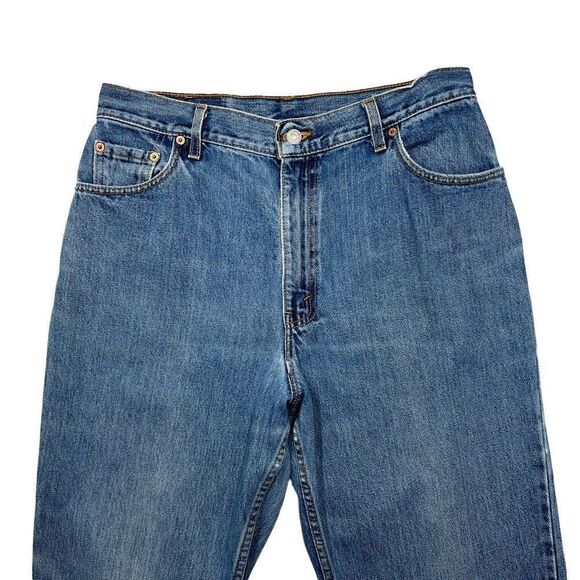 Levi's 550 Jeans Women's Size 14 Blue Relaxed Fit Tapered Leg Casual Denim - Picture 3 of 13